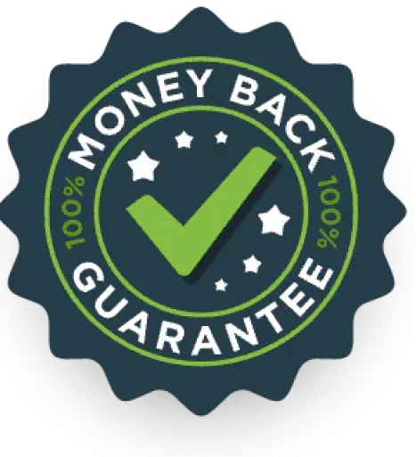 100% money-back guarantee
